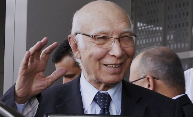 Pakistan National Security Advisor Sartaj Aziz . (Photo: AFP) Pakistan National Security Advisor Sartaj Aziz . (Photo: AFP)